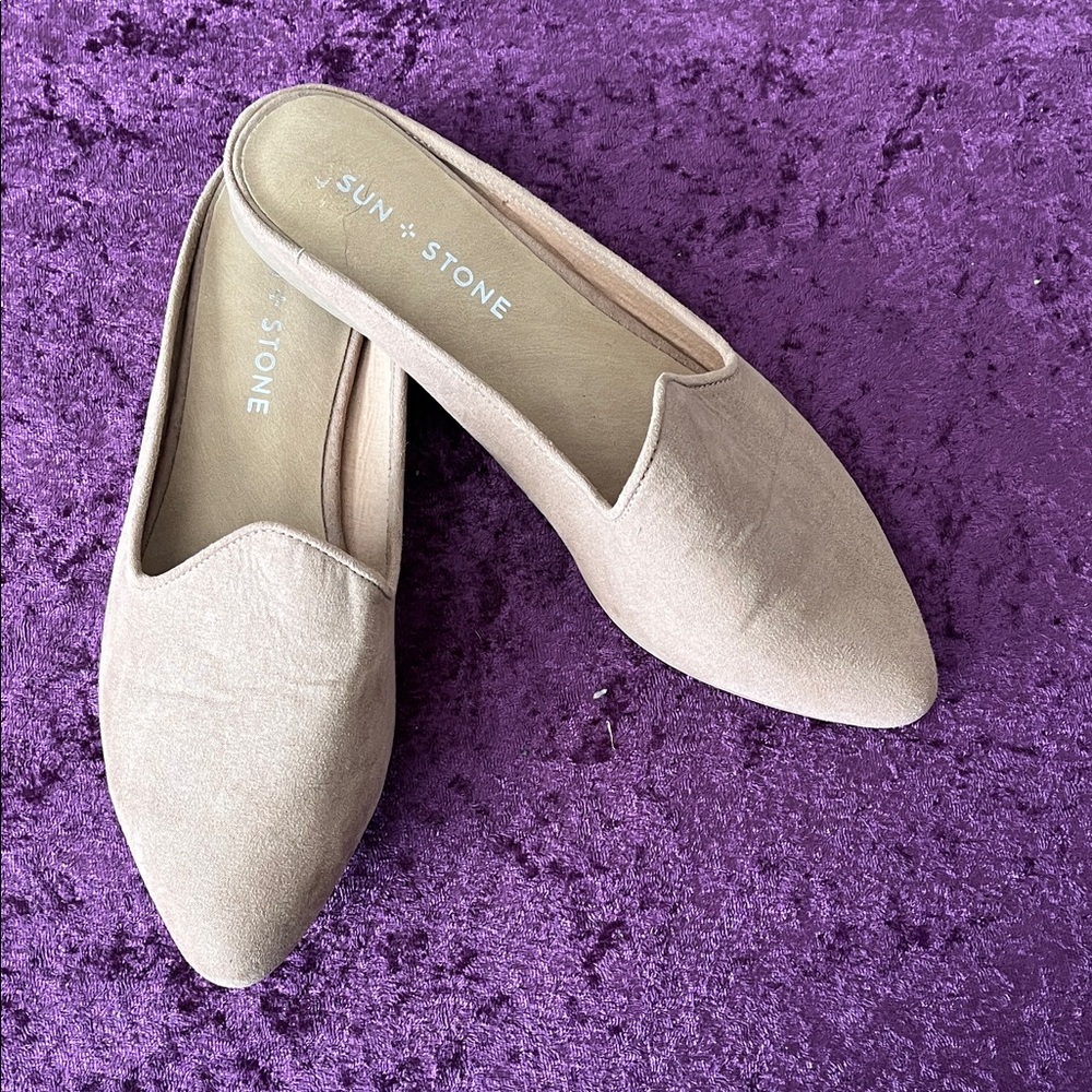 Sun + Stone Women's Tan Loafers